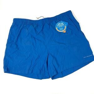 Columbia | Mens XXL Omni-Shade Blue Backcast III Water Short 6" Inseam UPF50 NWT